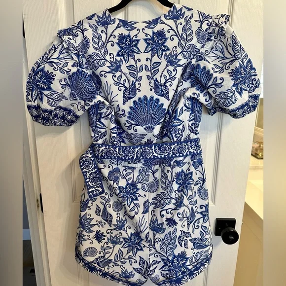 FARM Rio Shell Garden Romper Size M NWT $220 - Picture 7 of 9